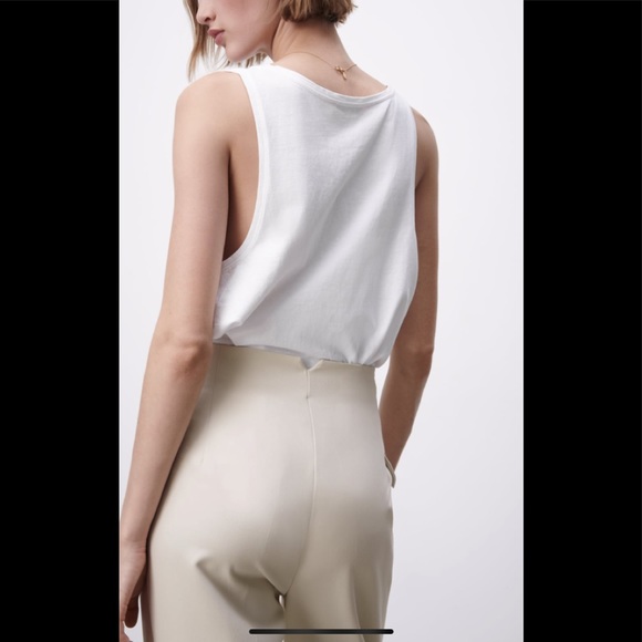 Zara EUC Cream Ankle Cropped Pants - Picture 7 of 11